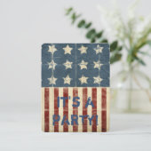 patriottische partij kaart (Staand voorkant)