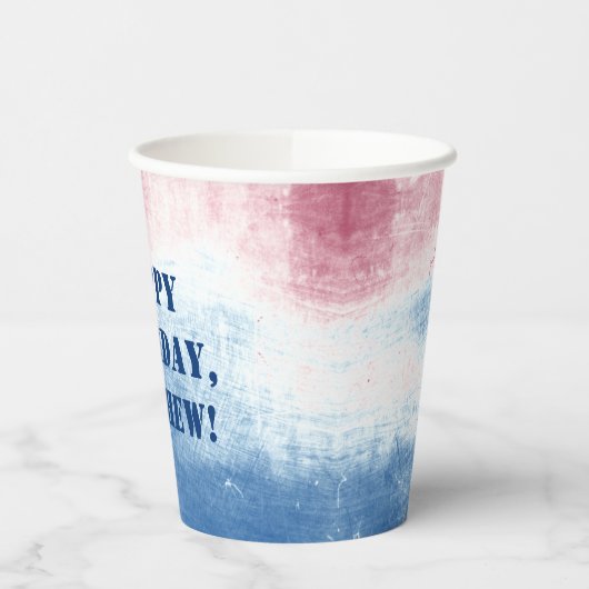 Patriottische partij op 4 juli gepersonaliseerde p papieren bekers (Links)