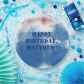 Patriottische partij op 4 juli gepersonaliseerde p papieren bordje (Feest)