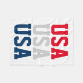 Patriottische partij op 4 juli Verenigde Staten de Fleece Deken (Voorkant (Horizontaal))