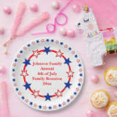  patriottische partij papieren bordje (Feest)