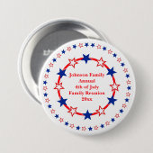 patriottische partij ronde button 7,6 cm (Voorkant /achterkant)