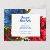 Patriottische Partij Uitnodiging Briefkaart (Voorkant)