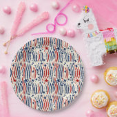 patriottische partij vibes papieren bordje (Feest)