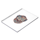Patriottische Patchwork Kunstenaar Notitieboek (Linkerzijde)