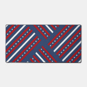 Patriottische patroonstrips bureaumat (Voorkant)