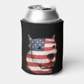 Patriottische pellerangstier blikjeskoeler (Blikje Achterkant)