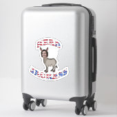 Patriottische Pelosi Head Jackass Sticker (Koffer)