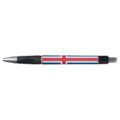 Patriottische Pen met de vlag van IJsland (Voorkant)
