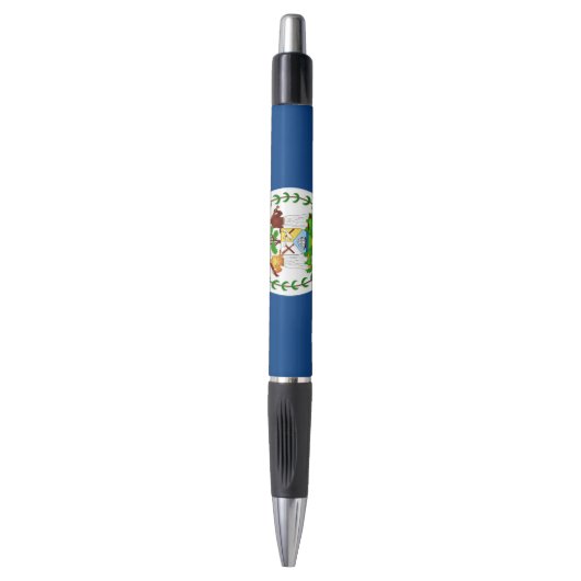 Patriottische Pen met vlag van Belize (Voorkant Verticaal)