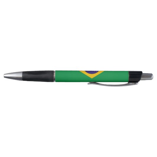 Patriottische Pen met vlag van Brazilië (Bodem)