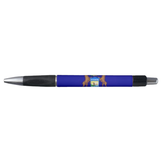 Patriottische Pen met vlag van de staat Michigan (Voorkant)