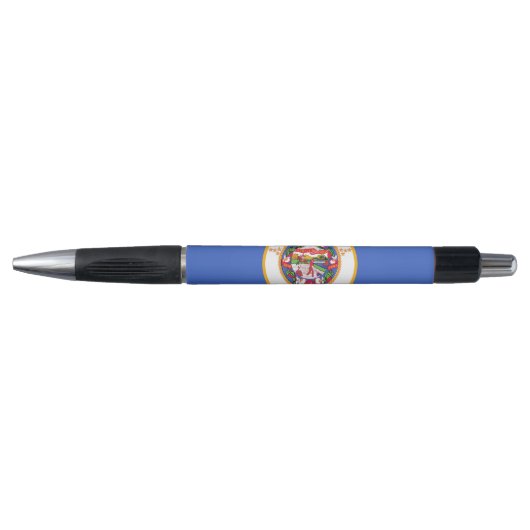 Patriottische Pen met vlag van de staat Minnesota (Voorkant)