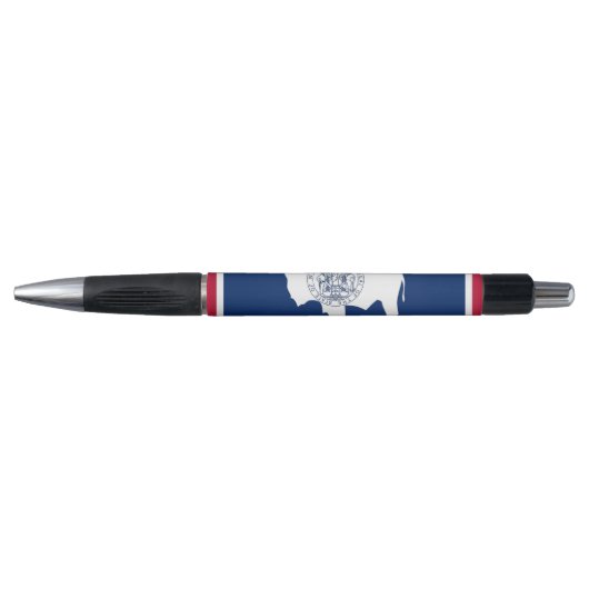 Patriottische Pen met vlag van de staat Wyoming, V (Voorkant)