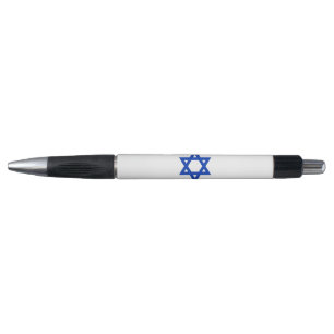 Patriottische Pen met vlag van Israël