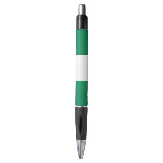 Patriottische pen met vlag van Nigeria (Voorkant Verticaal)