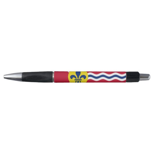 Patriottische Pen met vlag van St. Louis, Missouri (Voorkant)