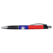 Patriottische Pen met vlag van Taiwan (Bovenkant)
