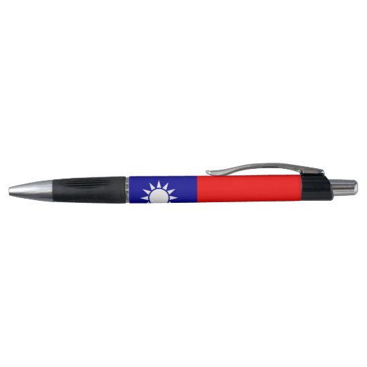 Patriottische Pen met vlag van Taiwan (Bovenkant)