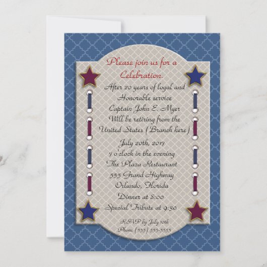 Patriottische Pensioen Uitnodiging (Voorkant)