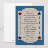 Patriottische Pensioen Uitnodiging (Voorkant / Achterkant)