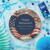 patriottische pensioenpartij papieren bordje (Feest)