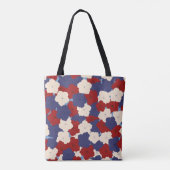 Patriottische Petunia-Tas Tote Bag (Achterkant)