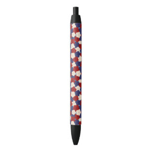 Patriottische Petunia's Blauwe Inkt Pen