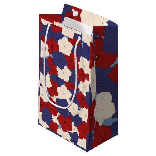 Patriottische Petunia's Kleine Cadeautas (Voorkant Gekanteld)