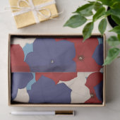 Patriottische Petunia's Tissuepapier (Geschenk)