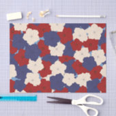 Patriottische Petunia's Tissuepapier (Craft)