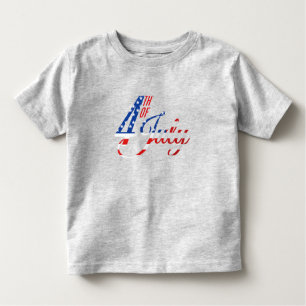 Patriottische peuter T-shirt