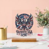 Patriottische Phoenix Hybride Patriottisch Dier Hy Acryl Bord (Huwelijk)