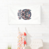 Patriottische Phoenix Hybride Patriottisch Dier Hy Spandoek (Insitu)