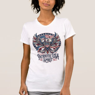 Patriottische Phoenix Hybride Patriottisch Dier Hy T-shirt