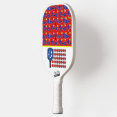 Patriottische Pickleball Rood Wit Blauw Amerikaans Paddle (Links)