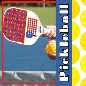 Patriottische Pickleball Rood Wit Blauw Amerikaans Pickleball Paddle