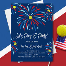 Patriottische Pickleball & Vuurwerk 4 juli Feest