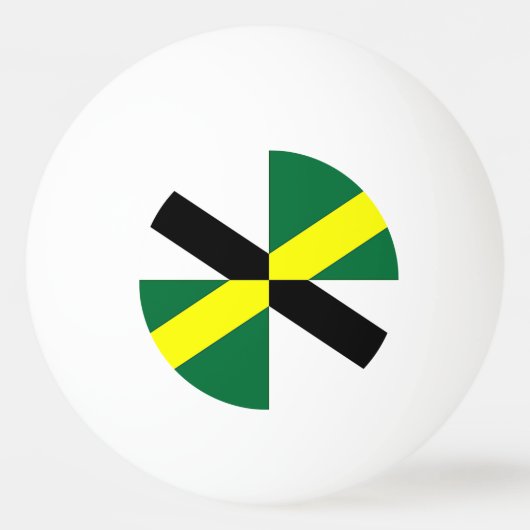 Patriottische ping pong bal met vlag van Monterey Pingpongbal (Achterkant)