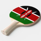 Patriottische, pingpong peddel met de vlag van Ken Tafeltennisbatje (Voorkant Gekanteld)
