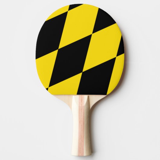 Patriottische, pingpong peddel met de vlag van Mün Tafeltennisbatje (Voorkant)