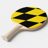 Patriottische, pingpong peddel met de vlag van Mün Tafeltennisbatje (Voorkant Gekanteld)
