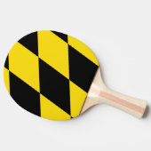 Patriottische, pingpong peddel met de vlag van Mün Tafeltennisbatje (Zijkant)