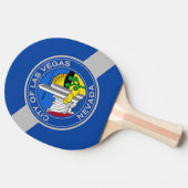 Patriottische, pingpong peddel met vlag van Las Ve Tafeltennisbatje (Zijkant)