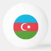 Patriottische pingpongbal met Vlag van Azerbeidzja (Achterkant)