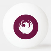 Patriottische pingpongbal met vlag van Phoenix Cit (Achterkant)