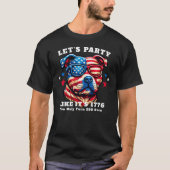 Patriottische Pitbull 250 Jaar Viering T-shirt (Voorkant)