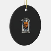 Patriottische Pitbull Waakhond Keramisch Ornament (Rechts)