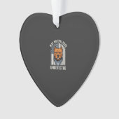 Patriottische Pitbull Waakhond Ornament (voorkant)