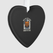 Patriottische Pitbull Waakhond Ornament (voorkant)